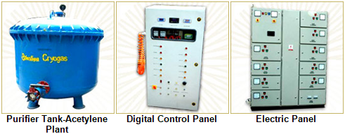 Purifier Tank Acetylene Plant And Digital Control Panel And Electric Panel