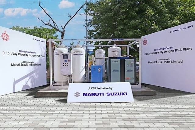 Maruti Suzuki is striving to produce oxygen PSA generator plants