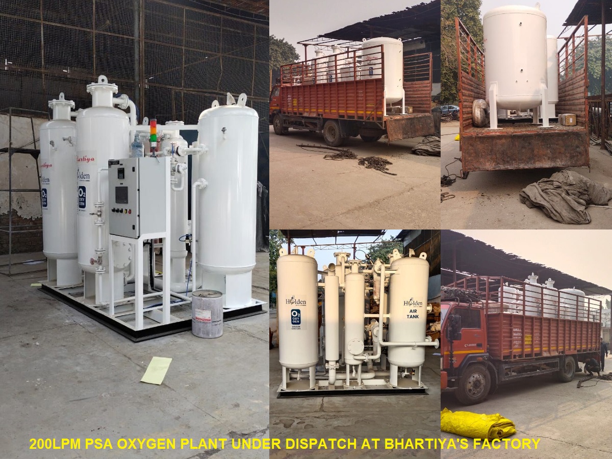 PSA Oxygen Plant Produces Highly Pure Oxygen & Nitrogen